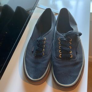 Mens Black Vans Size 12